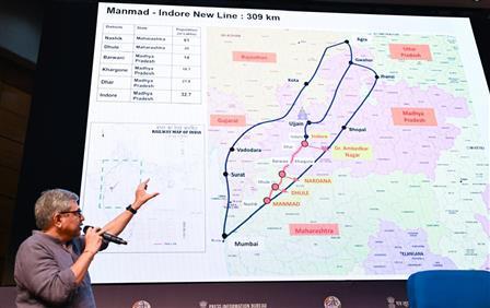 The Union Minister of Railways, Information and Broadcasting and Electronics and Information Technology, Shri Ashwini Vaishnaw briefing the media on Cabinet decisions at National Media Centre, in New Delhi on September 02, 2024.